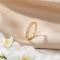 Korean Elysian Double Row Ring : YUFSRG215