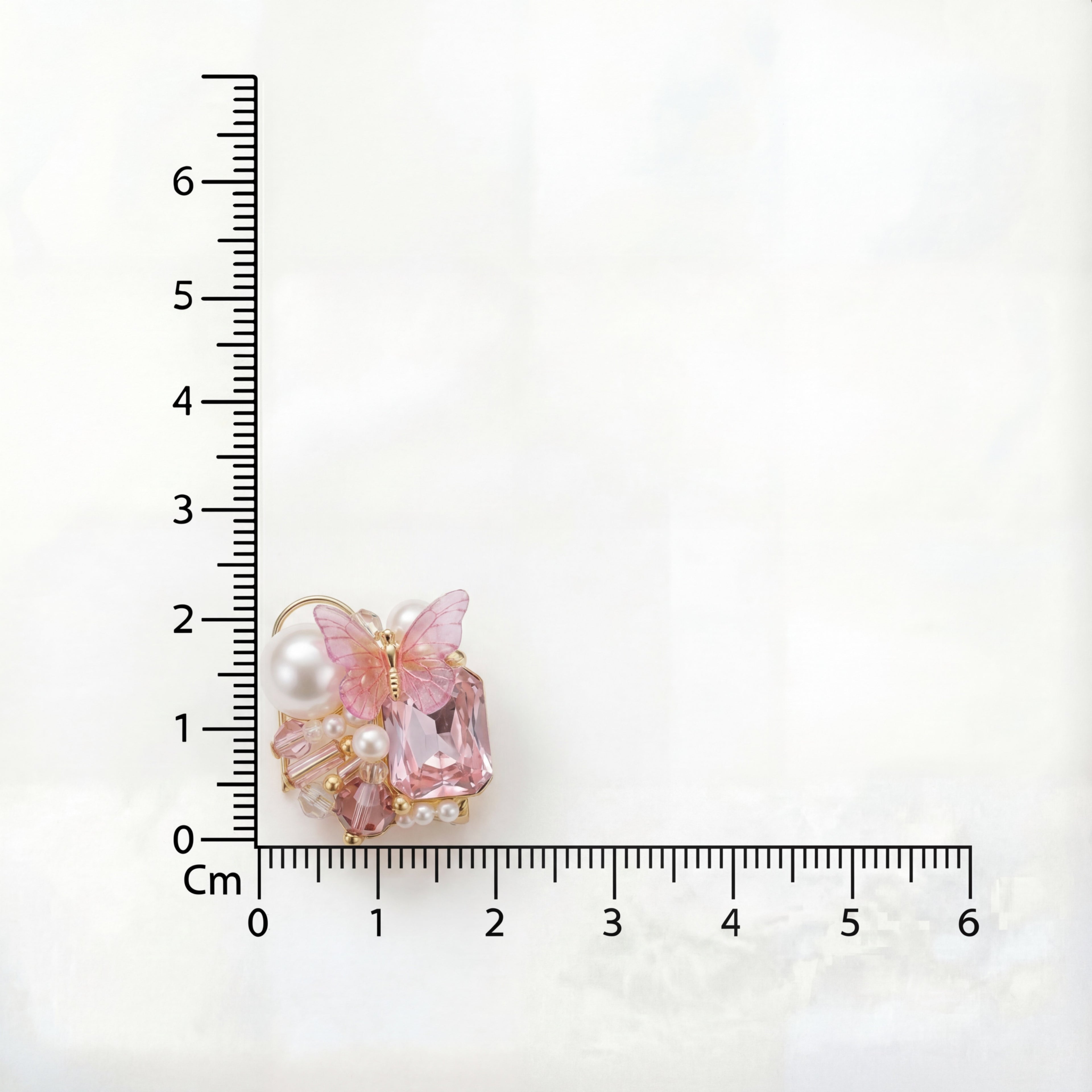 Korean Garden Fantasy Butterfly & Gemstone Brooch : YUFSBH003