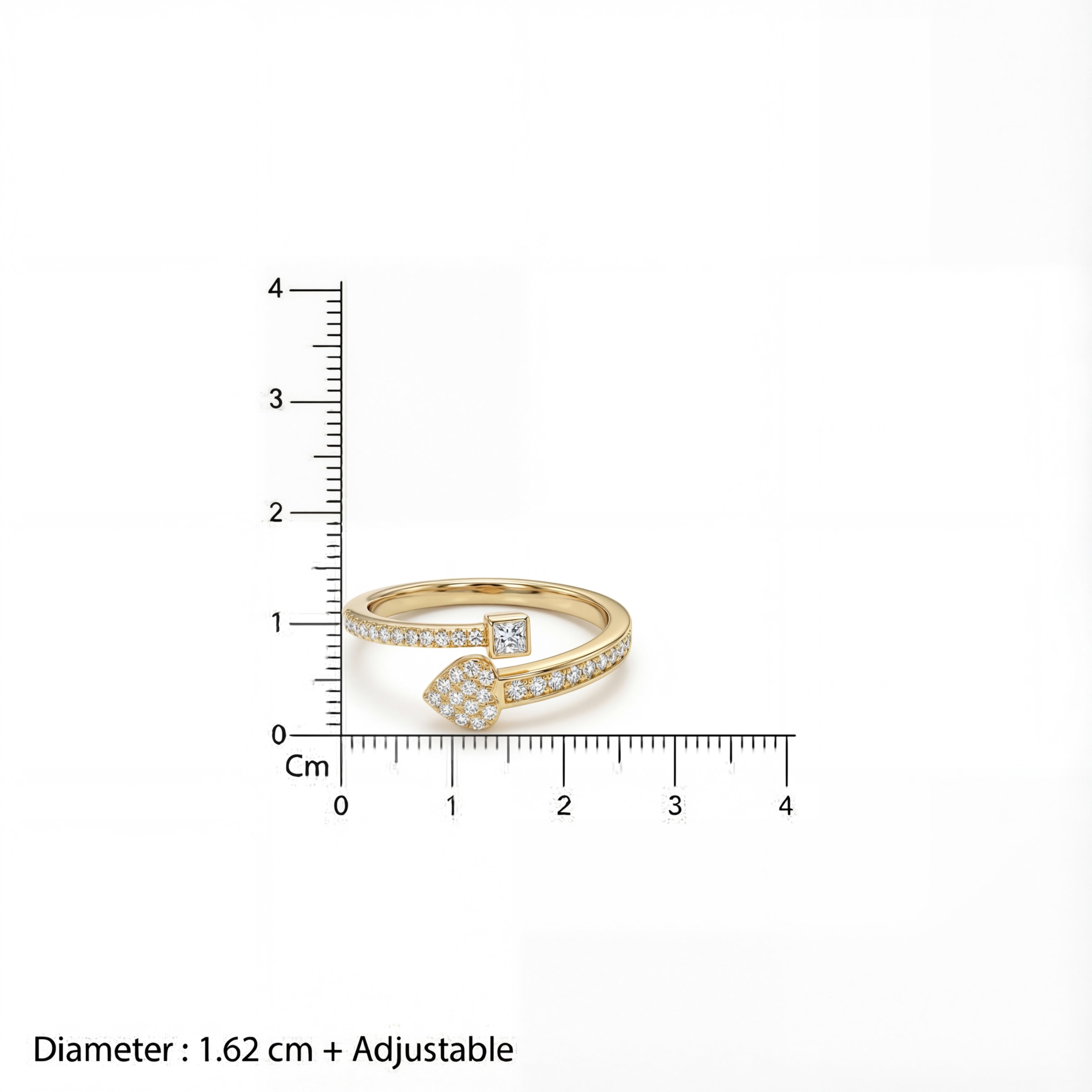 Korean The Geometric Arrow Ring : YUFSRG219