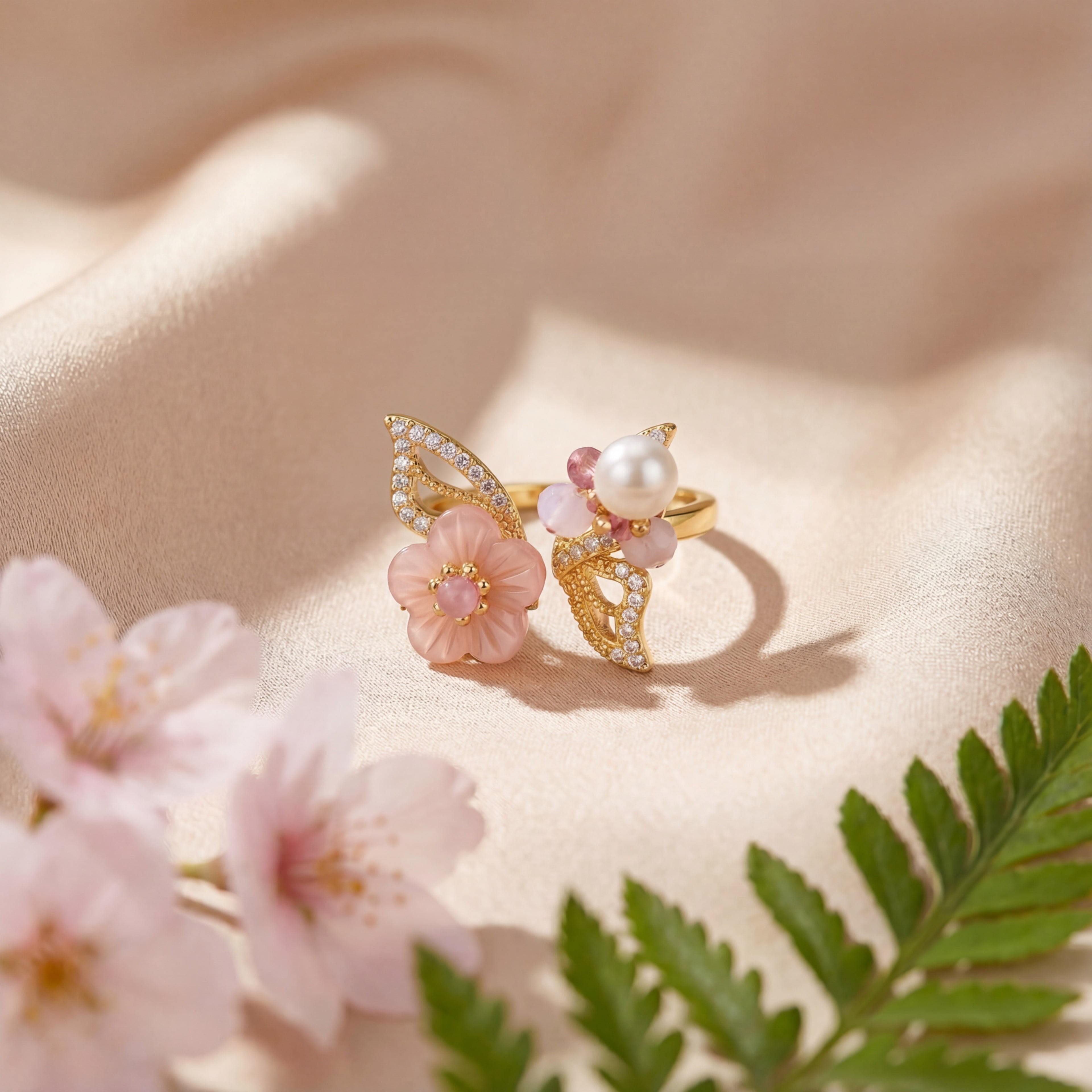 Korean Botanical Garden Open-Cuff Rin : YUFSRG209