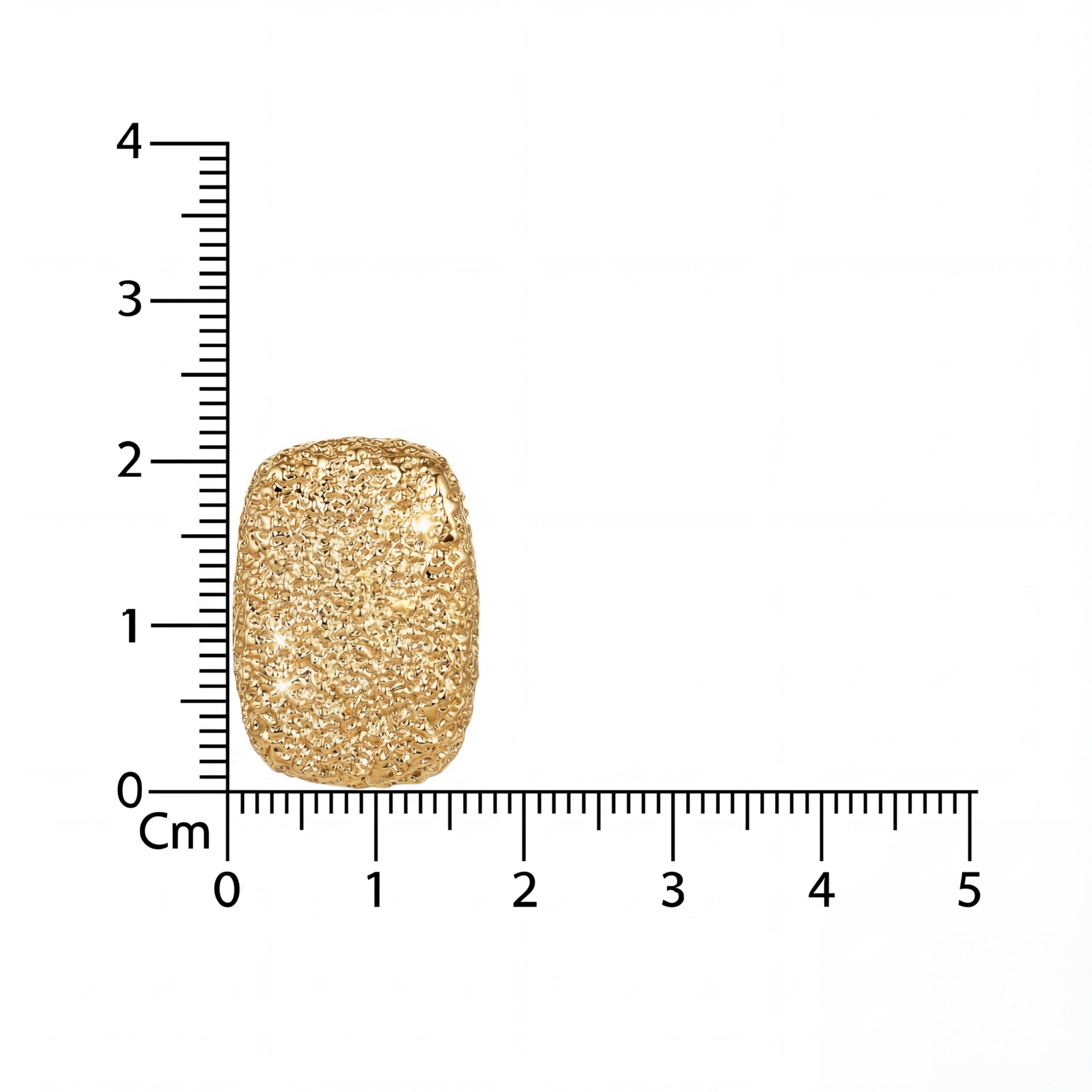 Korean Gilded Rectangular Studs : YUFSER261