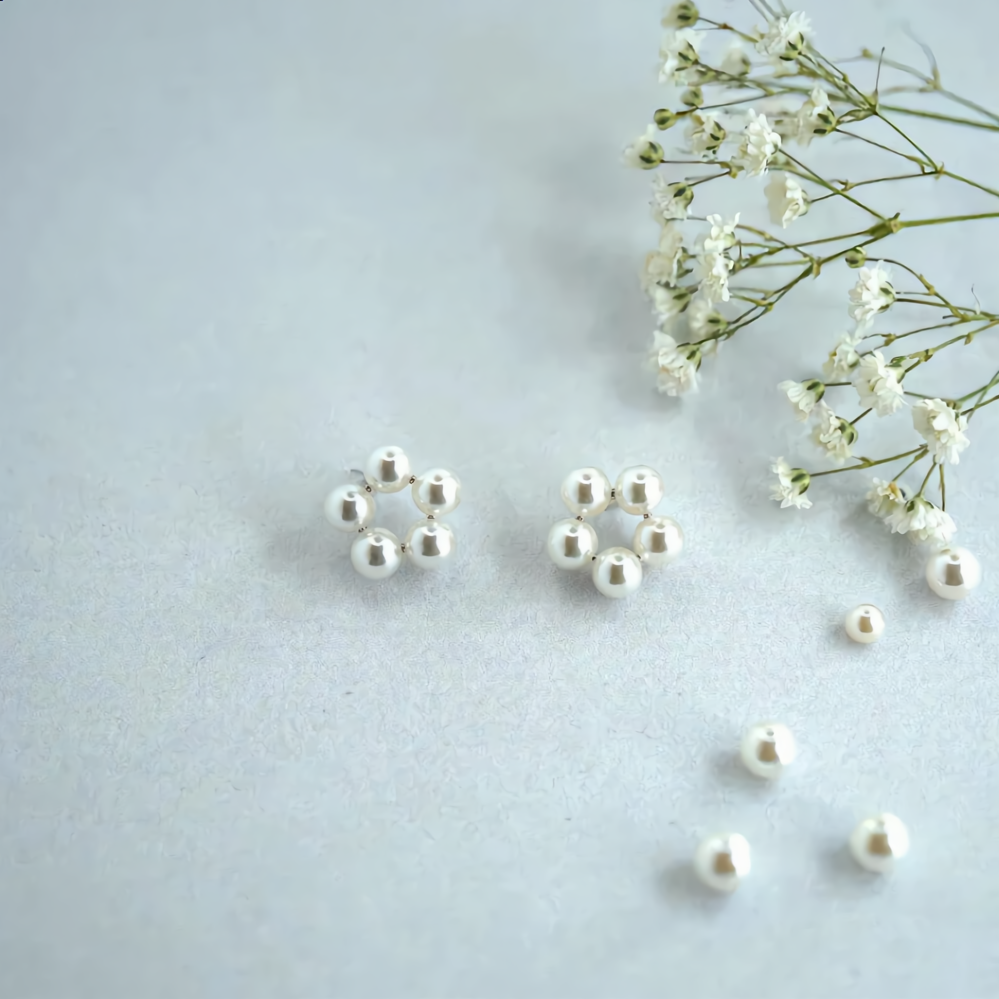 Pearl Blossom Studs : YUFSER228