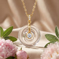 Korean Donut Pendant Necklace : YUFSNL222
