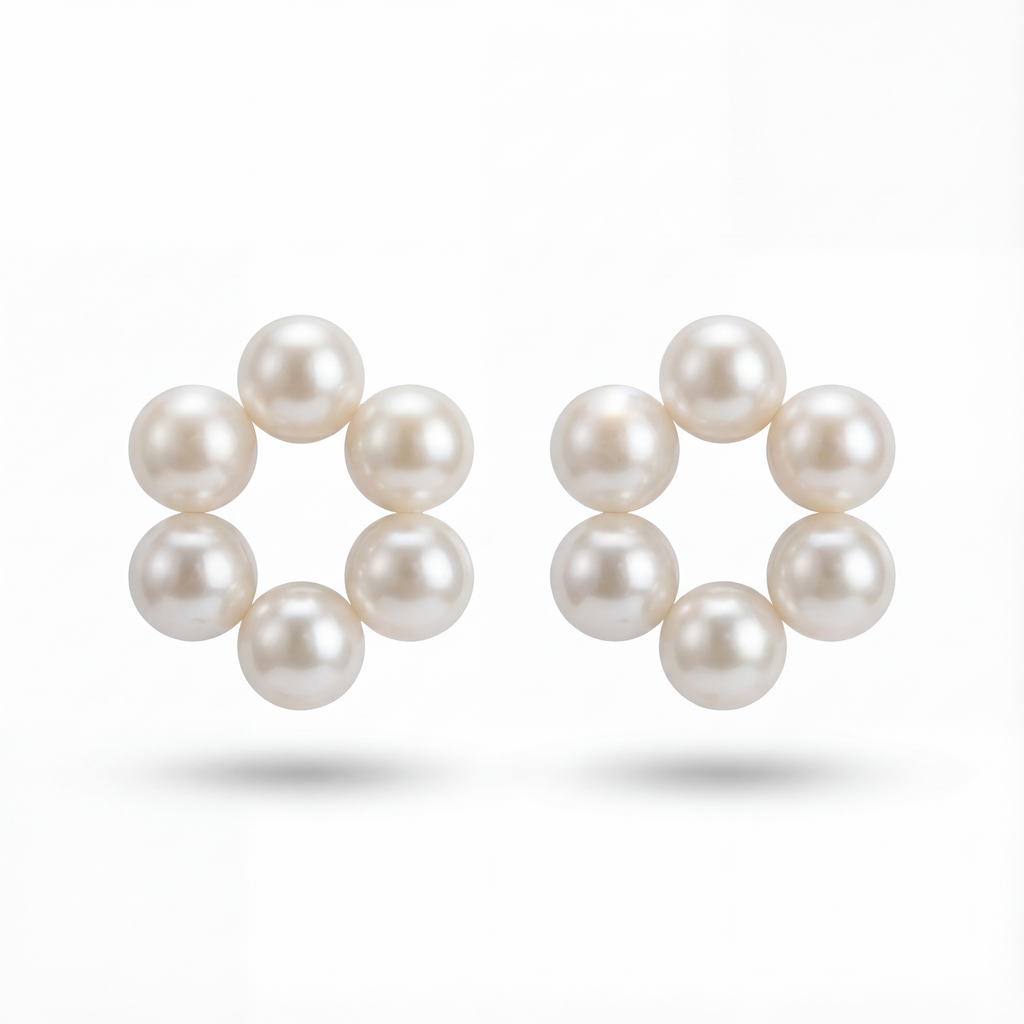 Pearl Blossom Studs : YUFSER228