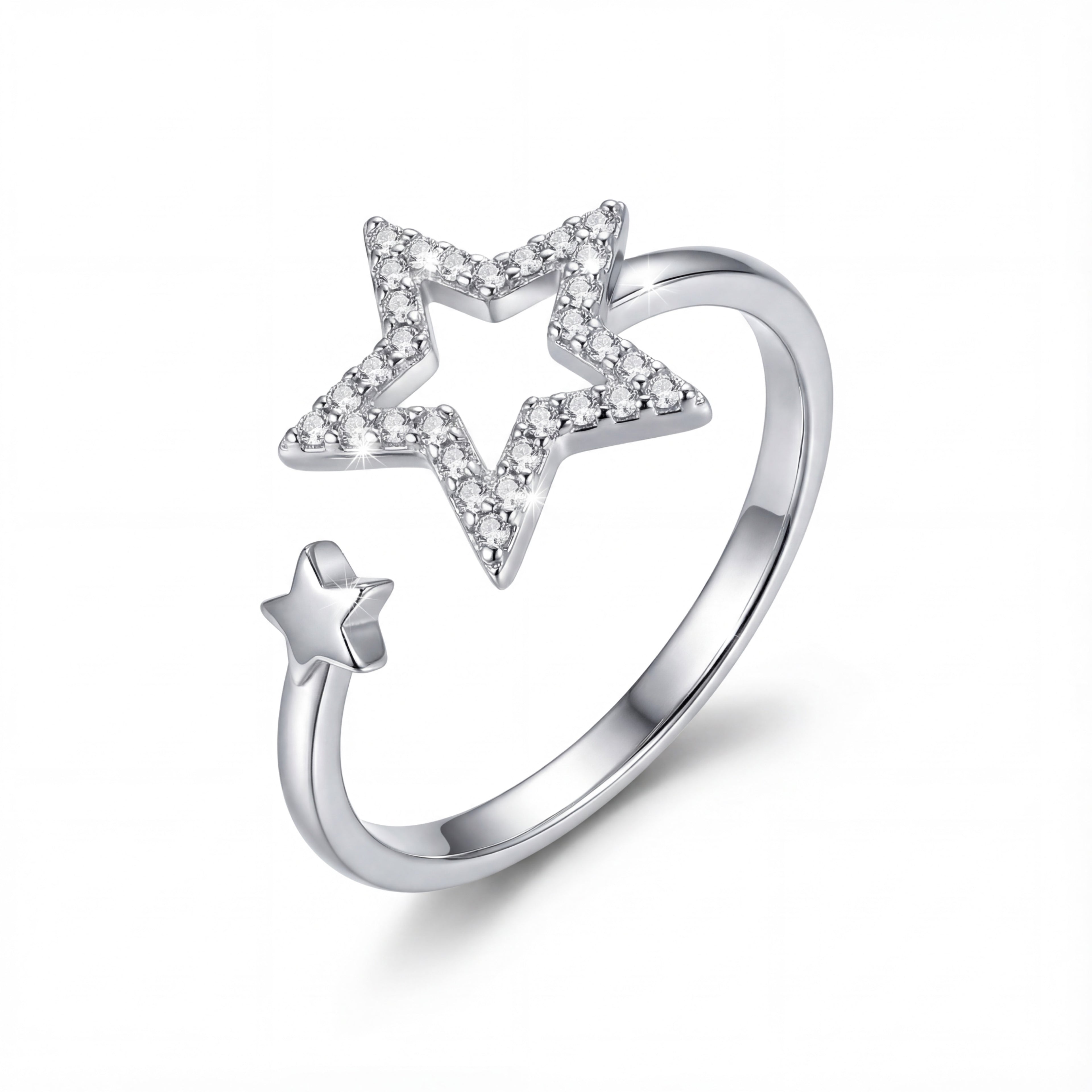Korean Celestial Open Wrap Star Ring : YUFSRG226