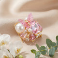 Korean Garden Fantasy Butterfly & Gemstone Brooch : YUFSBH003