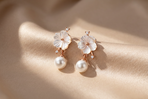 Flower Pearl Drop : YUFSER227