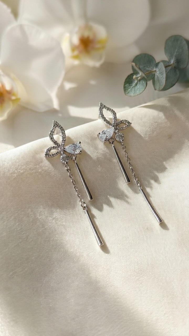 Crystal Blossom Chain Drop : YUFSER229