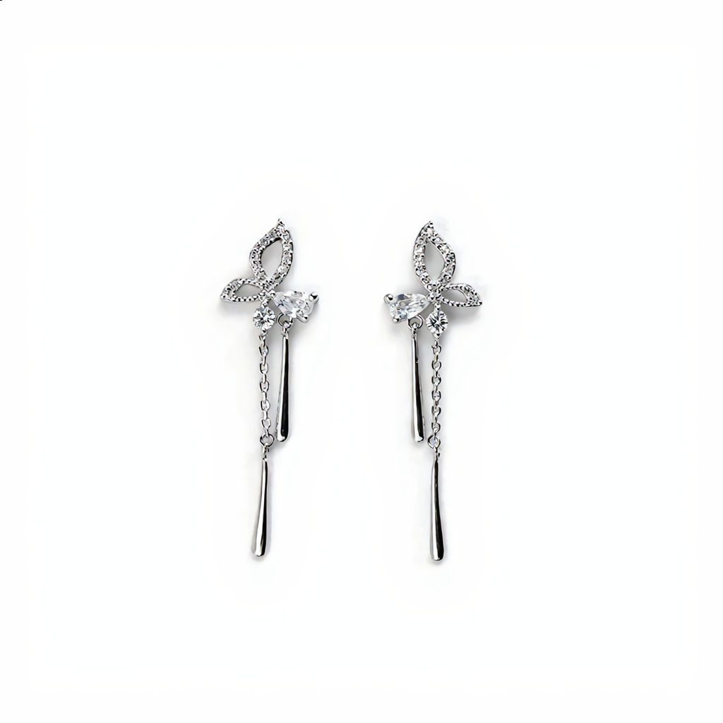 Crystal Blossom Chain Drop : YUFSER229