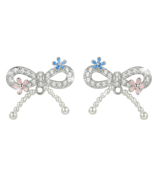 Fairy Dust,  Pavé Bow Ear Clips