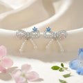 Fairy Dust,  Pavé Bow Ear Clips