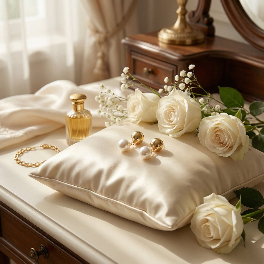 Pearl studs with Dome drop