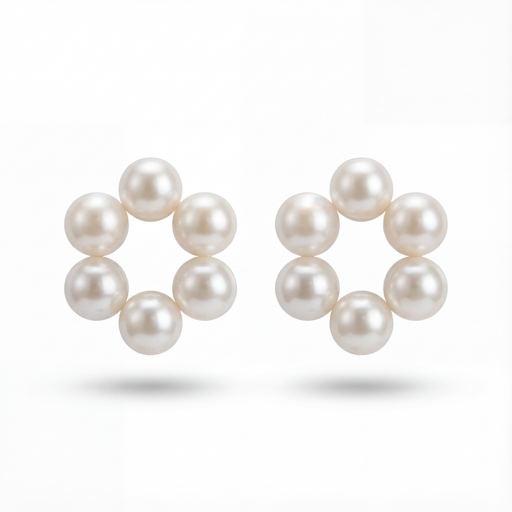 Pearl Blossom Studs