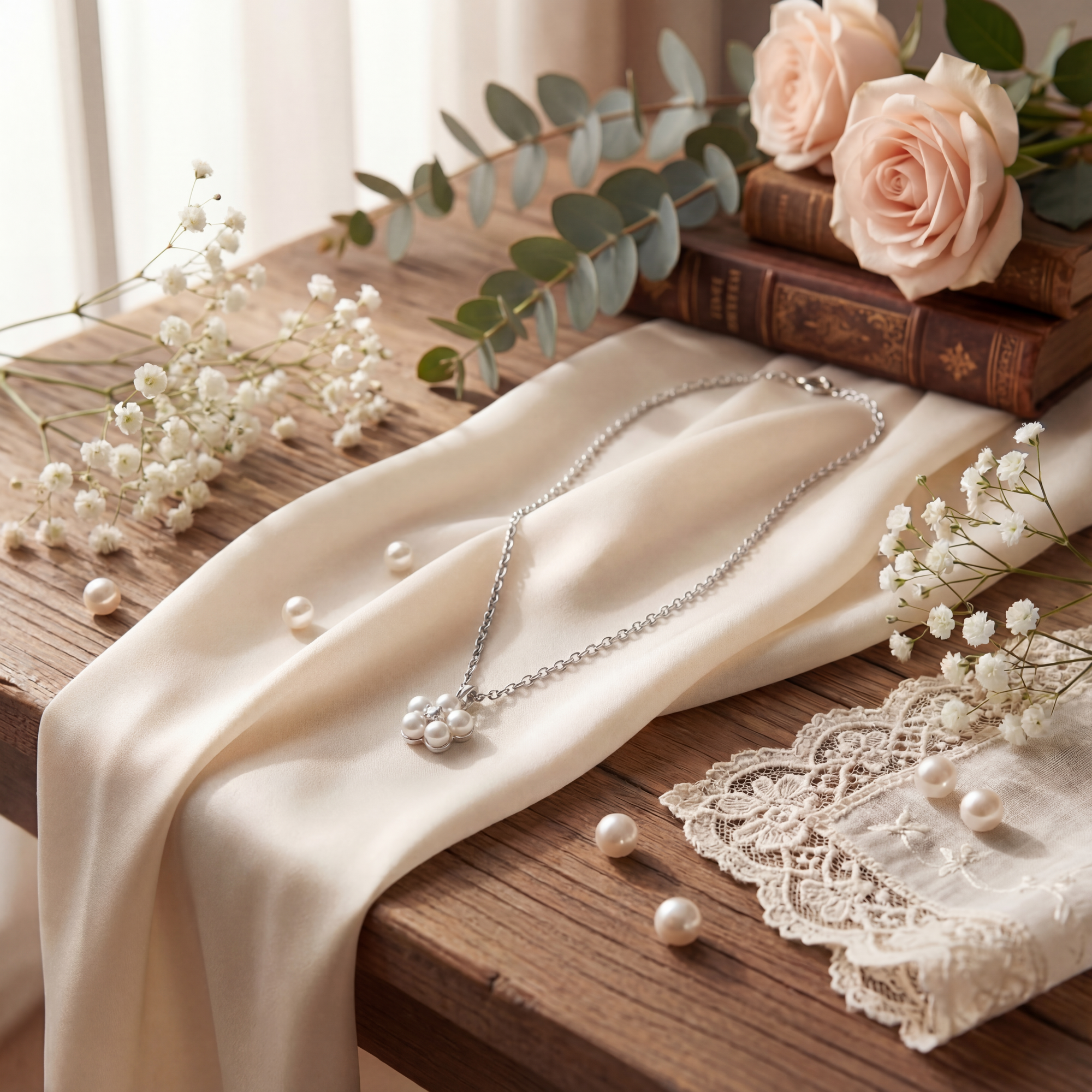 Pearl Blossom Necklace