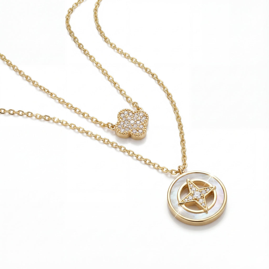 The Crystal Clover Duo Chain