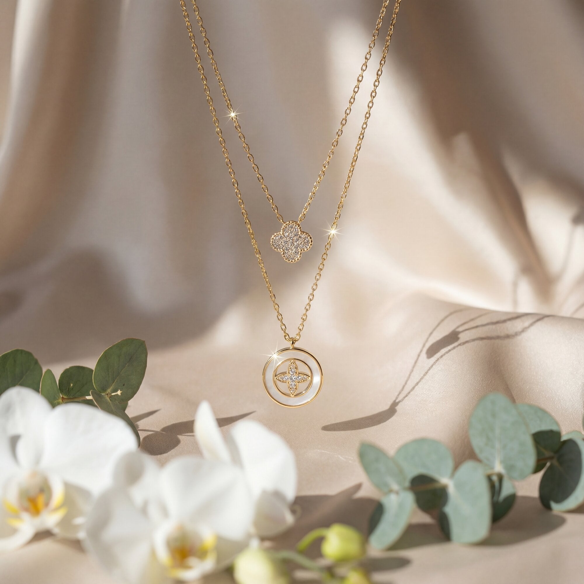 The Crystal Clover Duo Chain