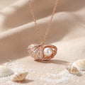 The "Mermaid's Treasure" Double Shell & Pearl Necklace