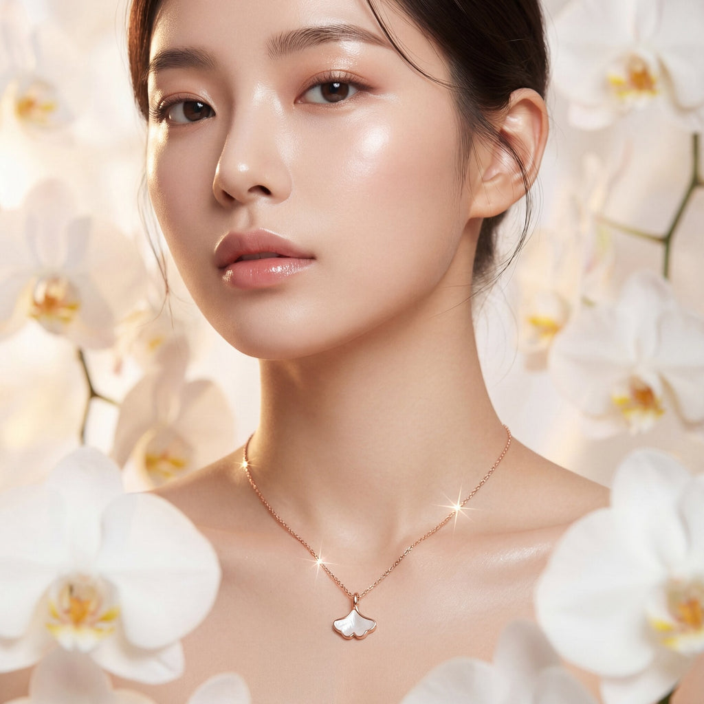 The "Serenity" Ginkgo Leaf Necklace