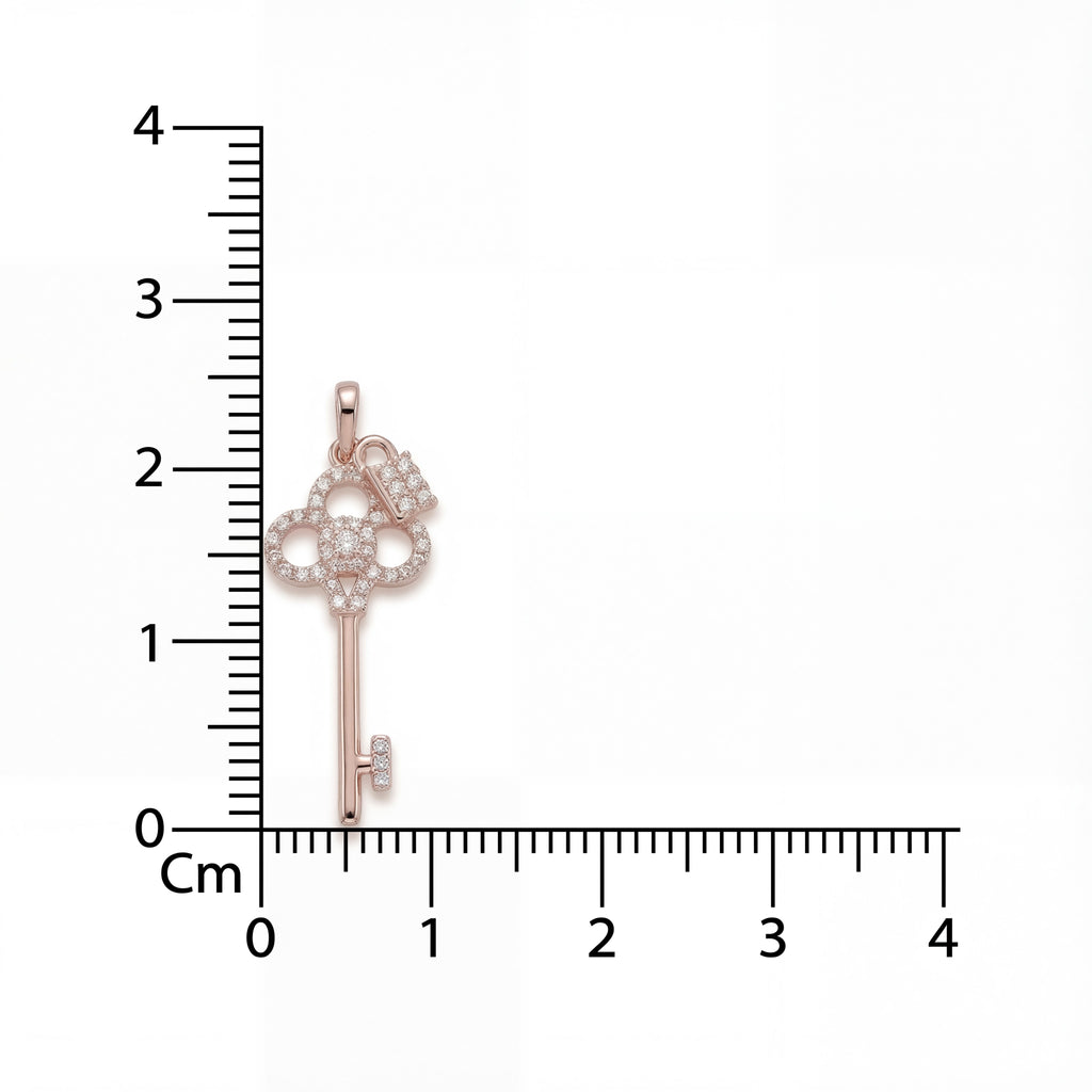Secret Garden Key & Lock Necklace
