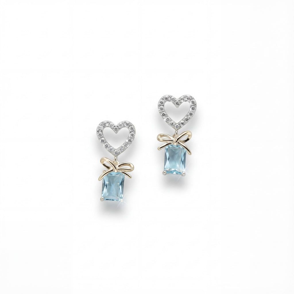 Korean Cinderella Bow Drops : YUFSER243