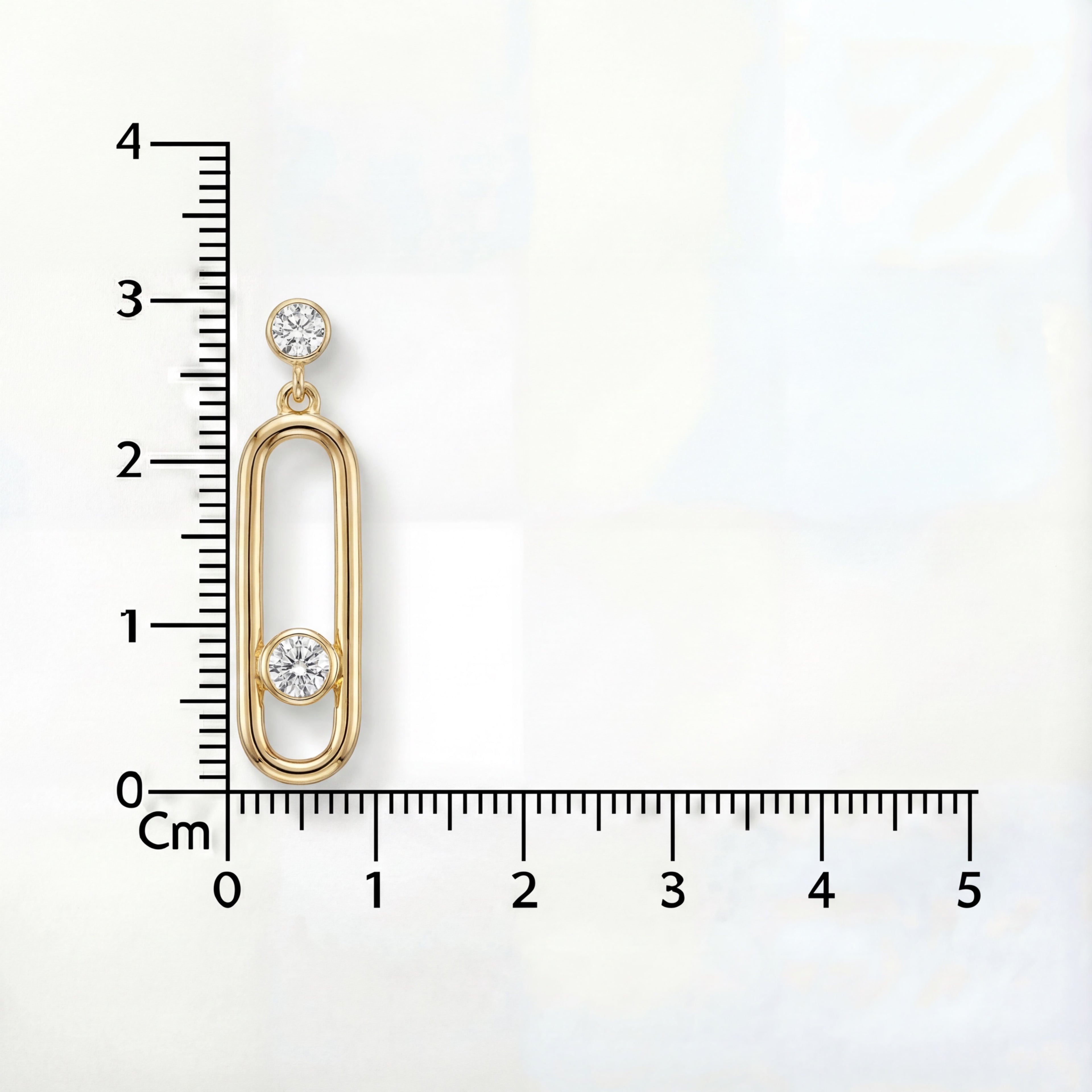 Korean Floating Solitaire Link Jewelry Set : YUFSNS009