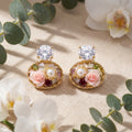 Korean The Victorian Rose Studs : YUFSER306