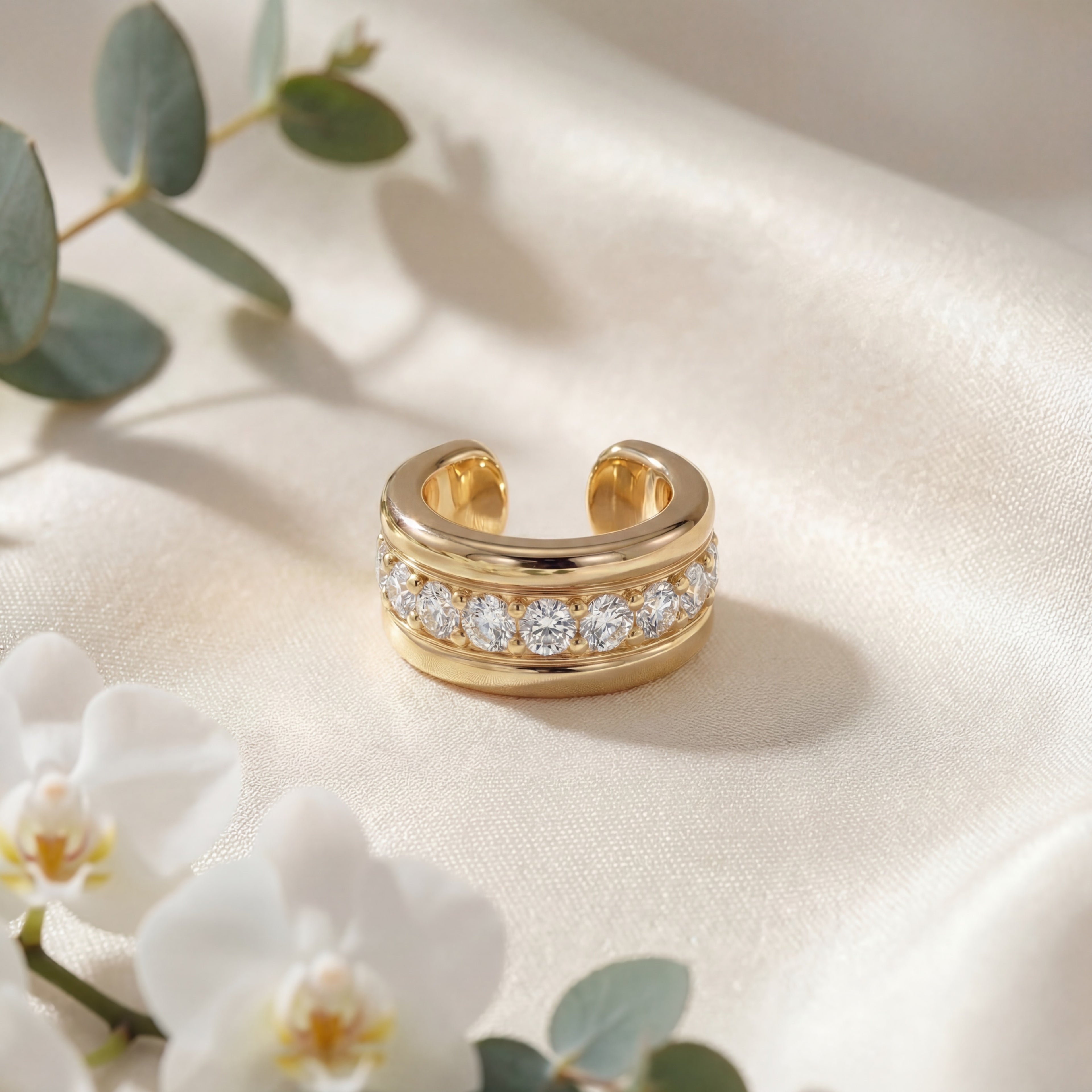 Korean Eternity Ear Cuff : YUFSER012-YG