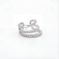 Korean Triple-Row Pearl Ear Cuff : YUFSER011-SL