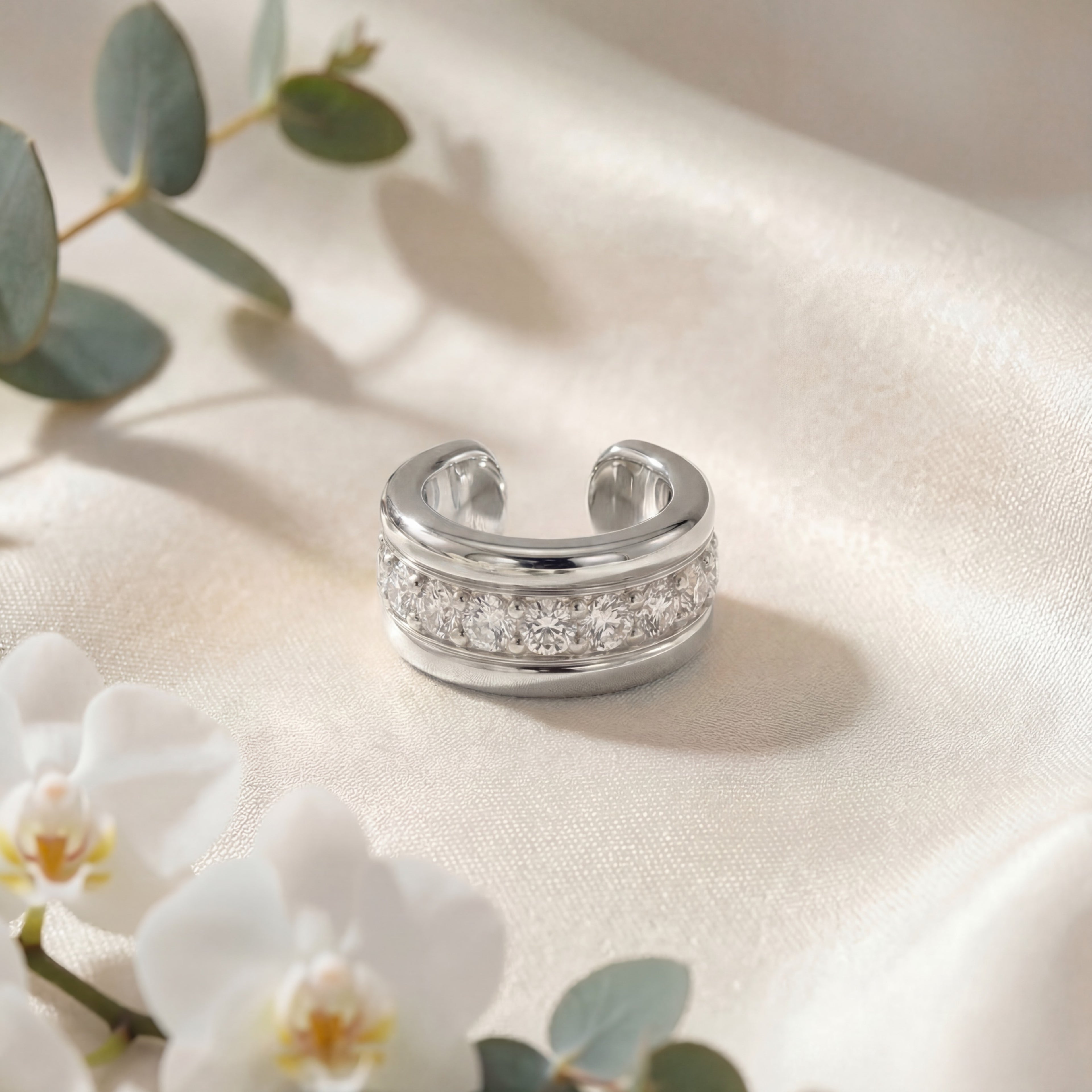 Korean Eternity Ear Cuff : YUFSER012-SL