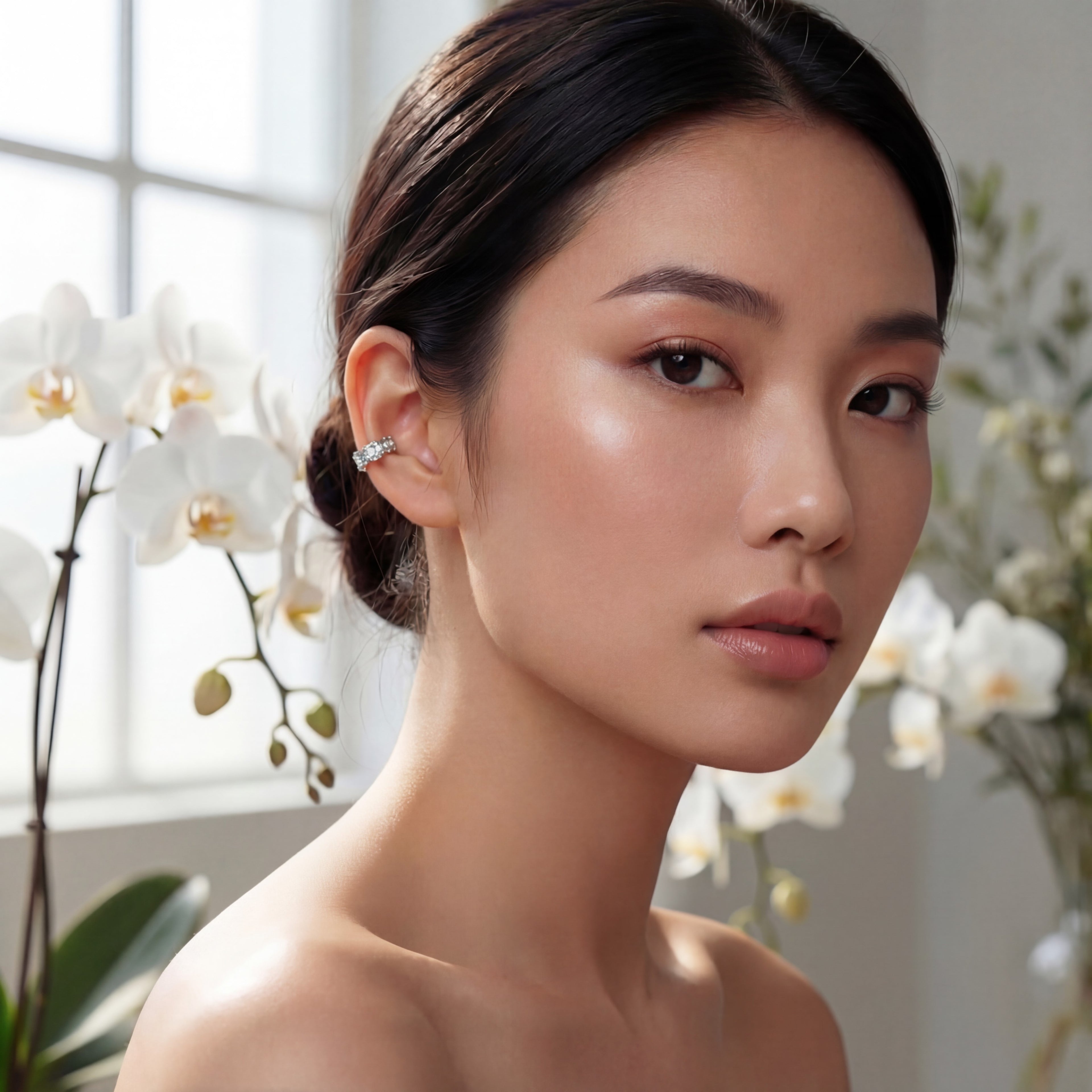 Korean Eternity Ear Cuff : YUFSER012-SL