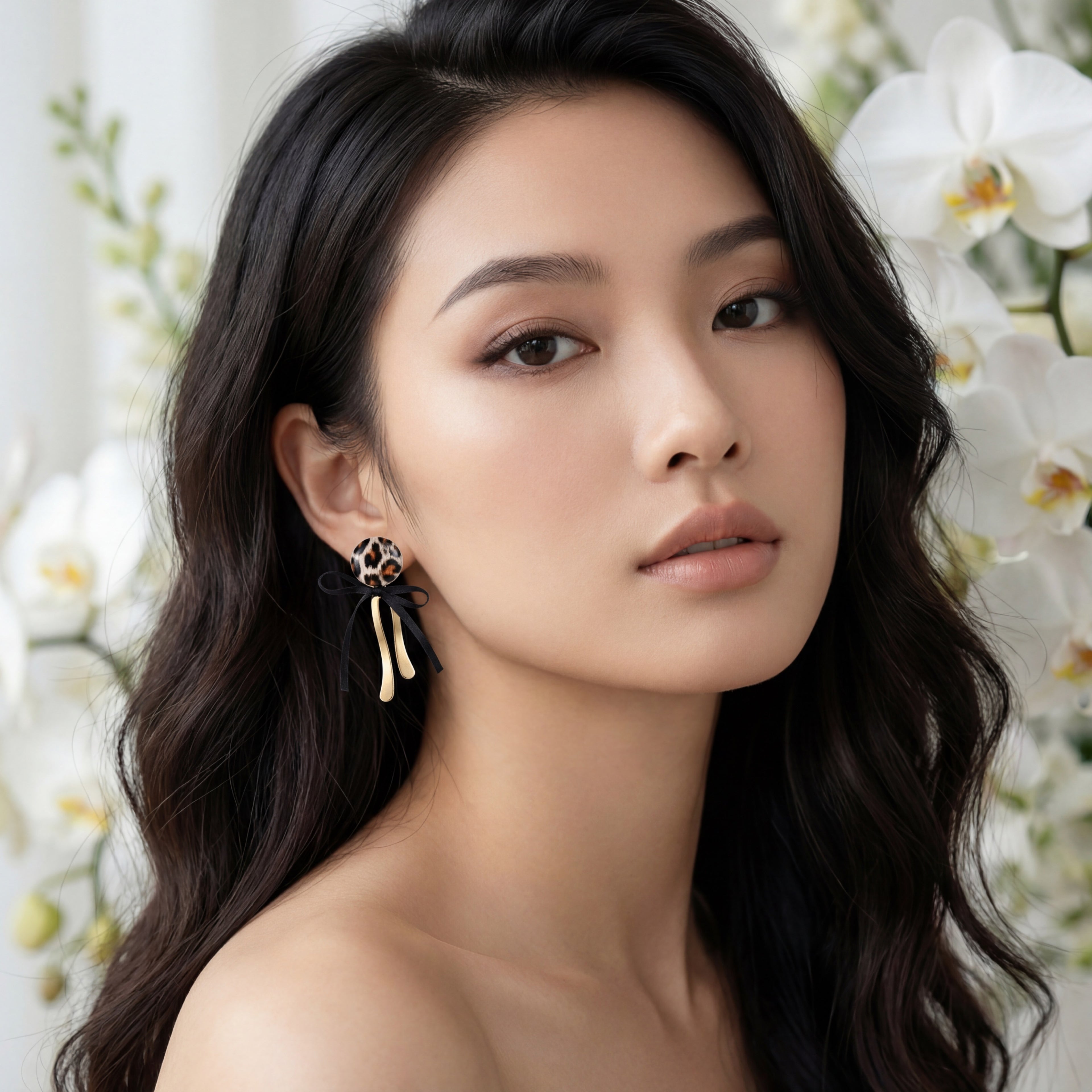 Korean Wild Elegance Ribbon Drops : YUFSER341