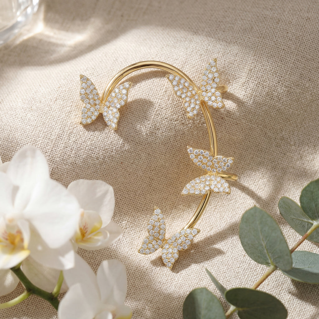 Korean Golden Butterfly Garden Wrap : YUFSER377