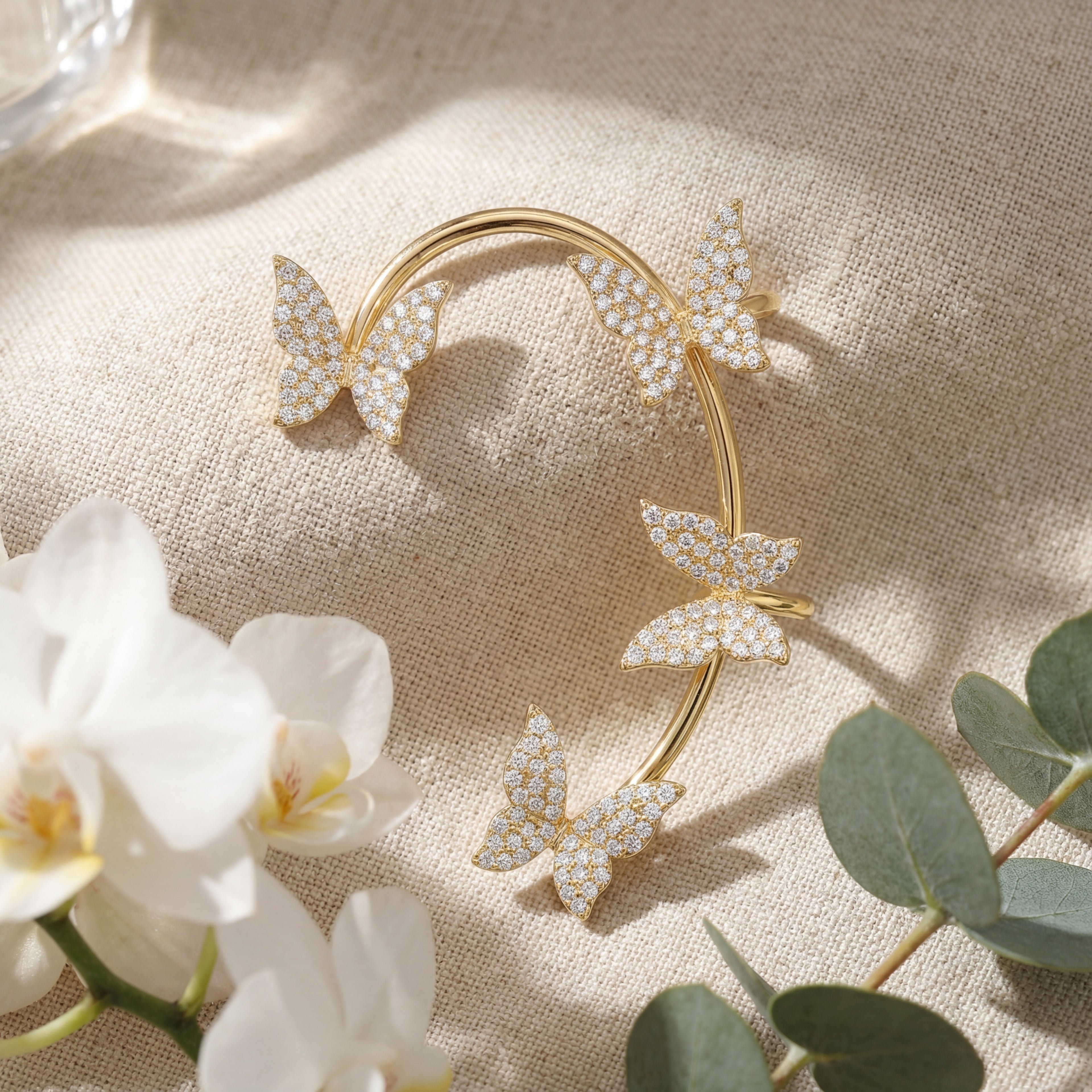 Korean Golden Butterfly Garden Wrap : YUFSER377