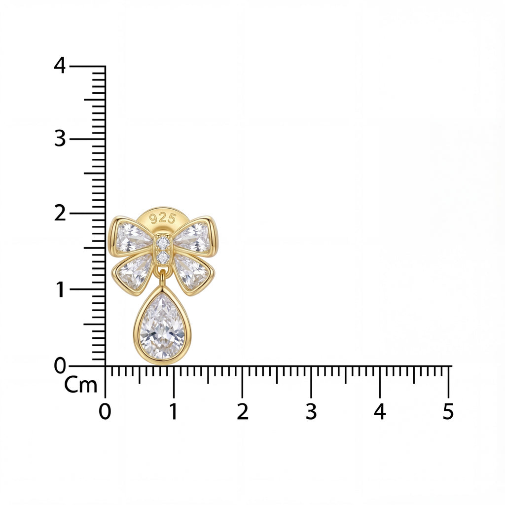 Korean Heirloom Ribbon Crystal Drops : YUFSER358