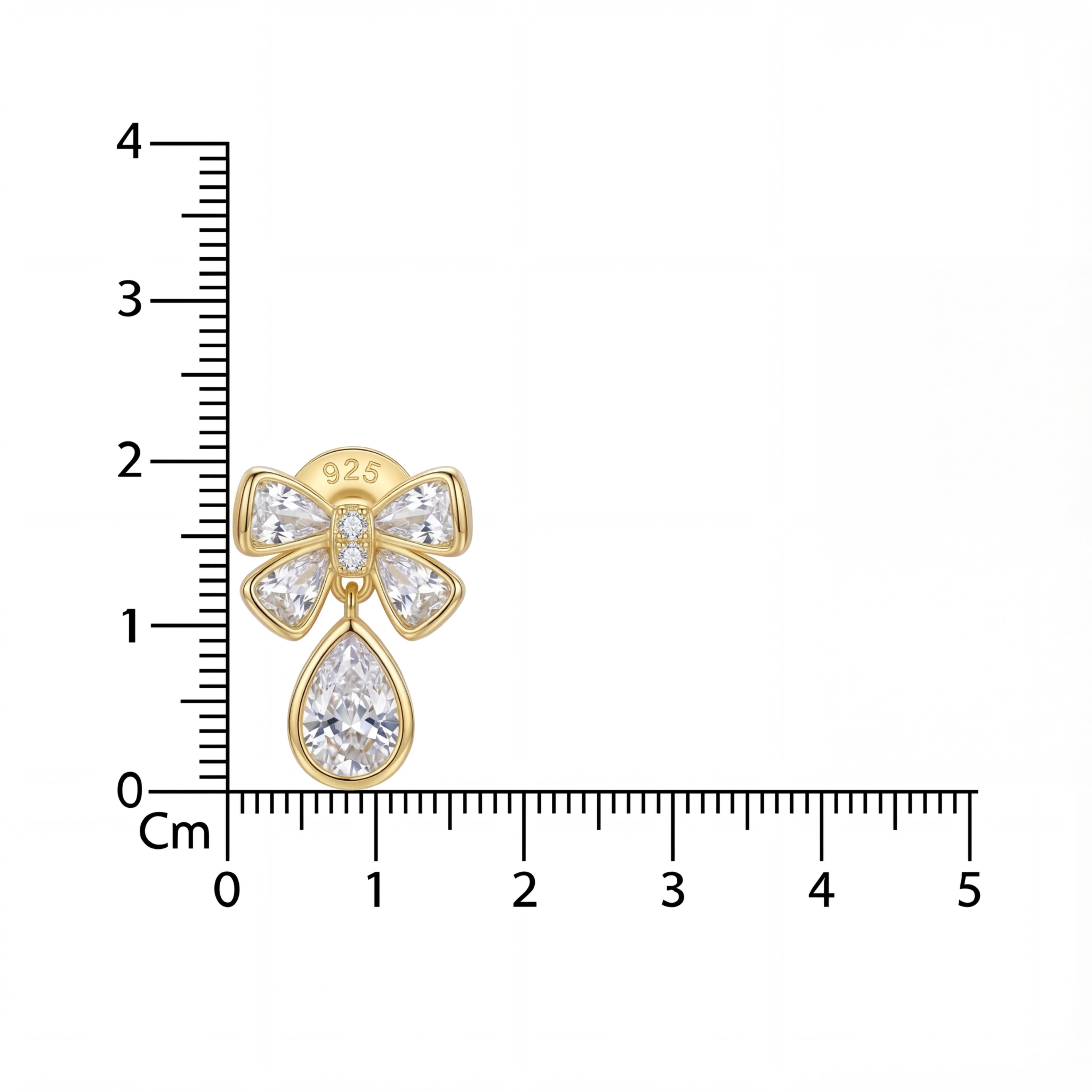 Korean Heirloom Ribbon Crystal Drops : YUFSER358