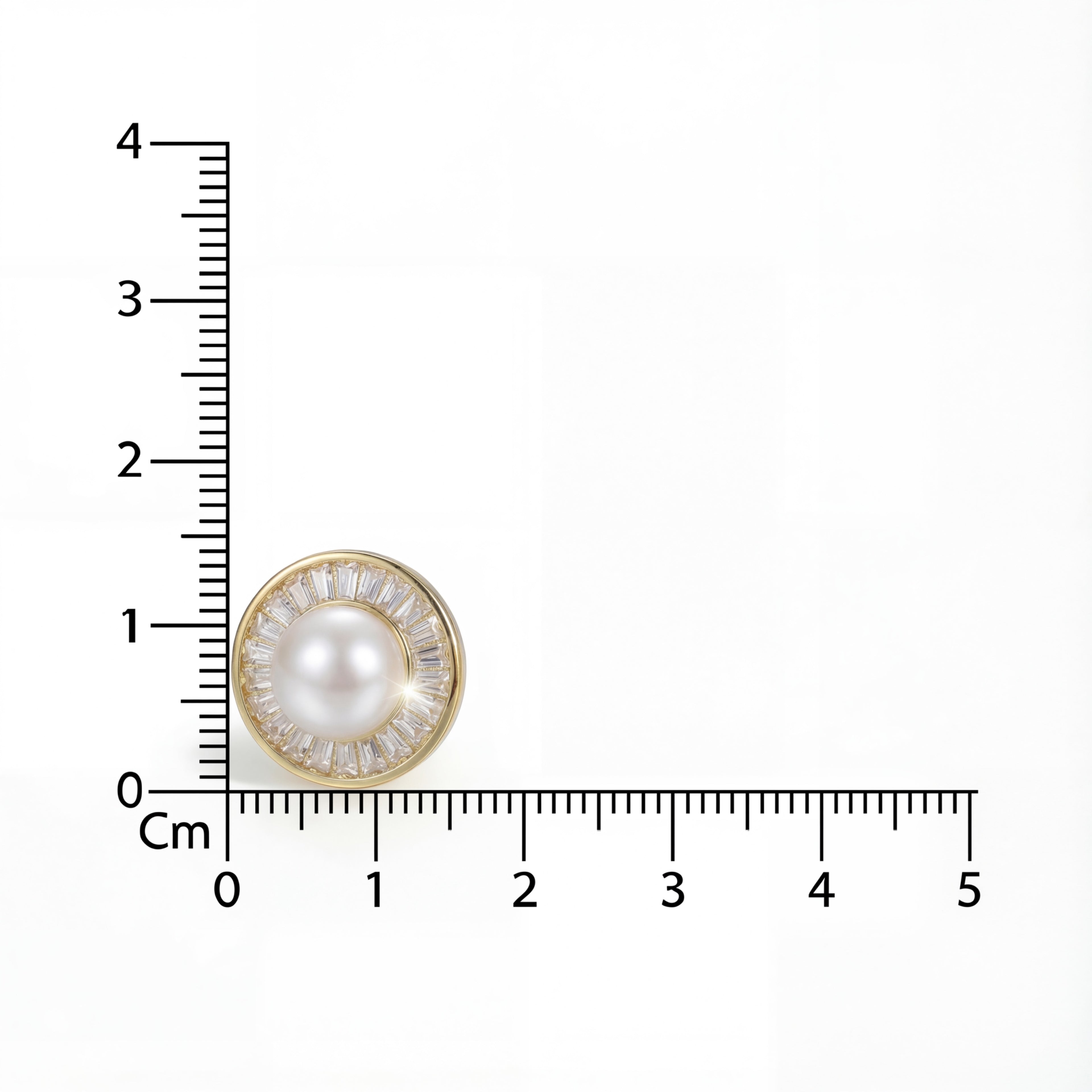 Korean Radiant Halo Pearl Buttons : YUFSER360