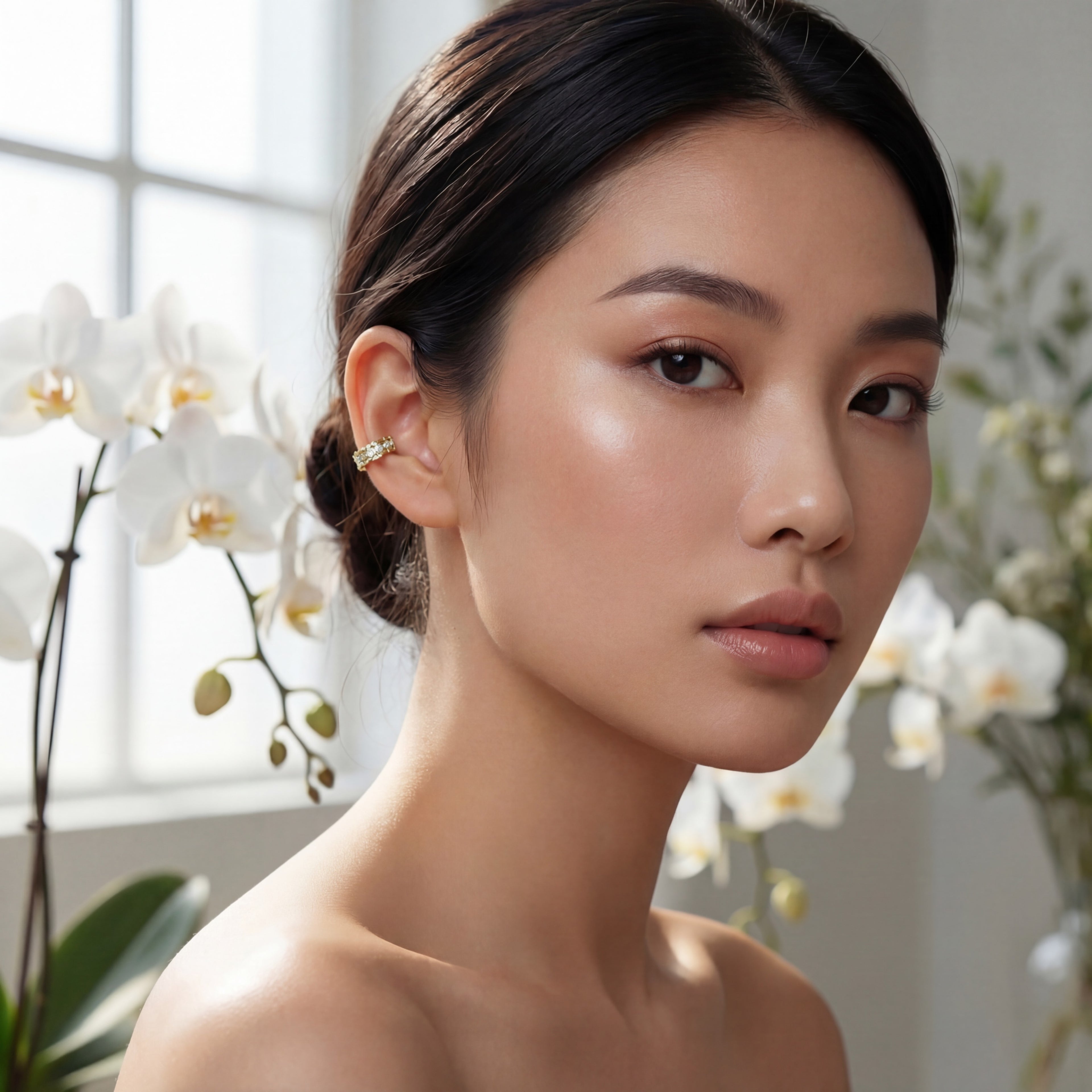 Korean Eternity Ear Cuff : YUFSER012-YG