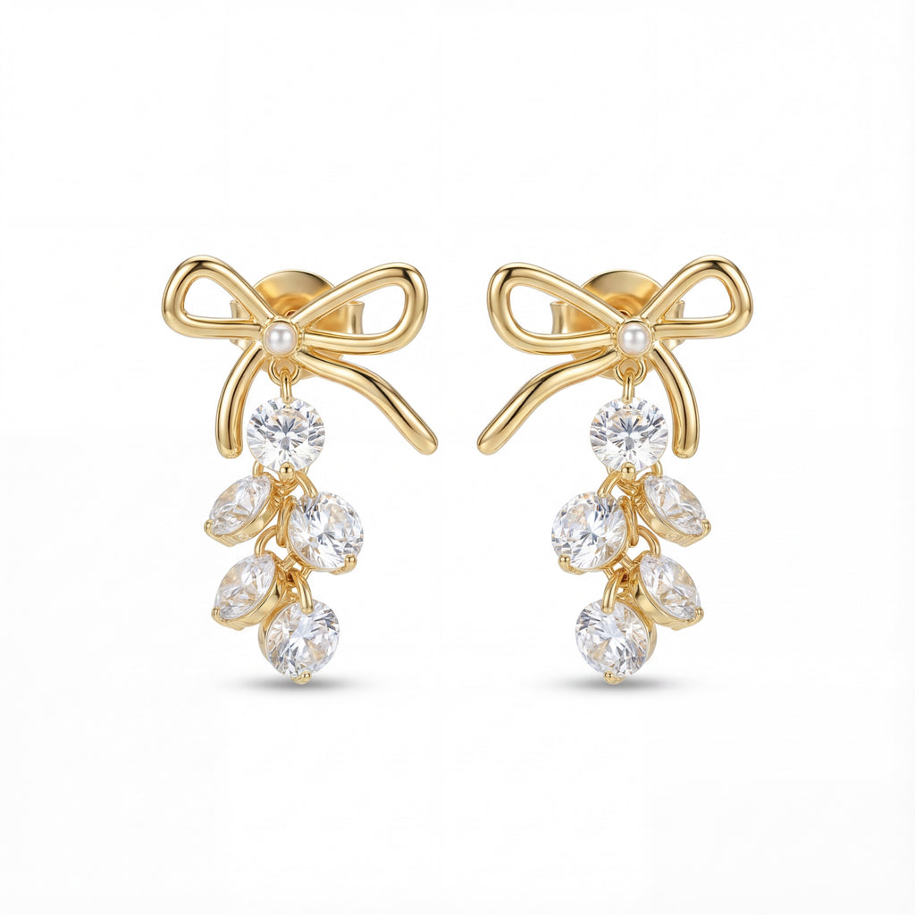 Korean Enchanted Garden Shell & Crystal Bows : YUFSER365