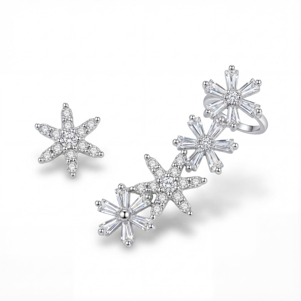 Korean Frozen Galaxy Ear Climber : YUFSER370