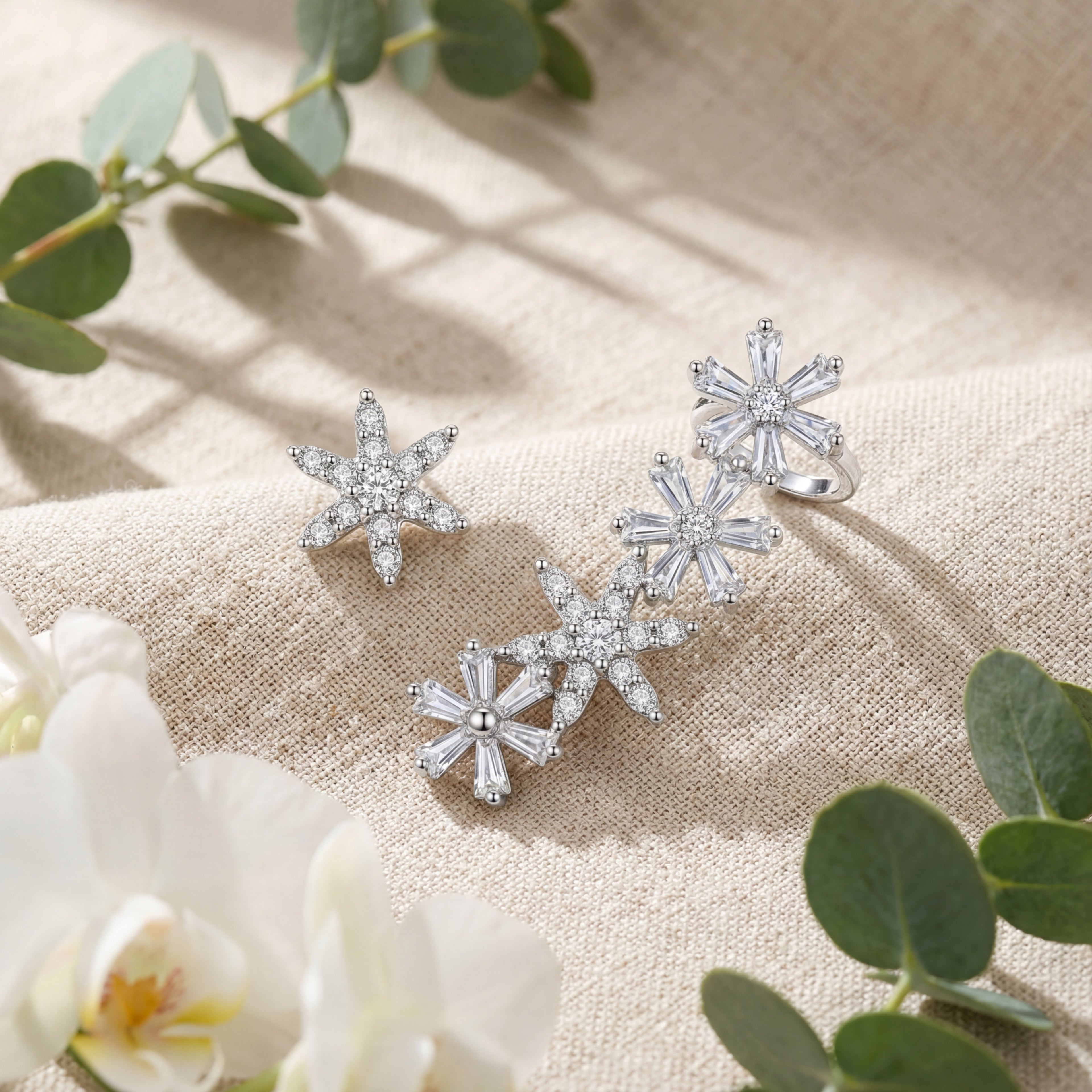 Korean Frozen Galaxy Ear Climber : YUFSER370