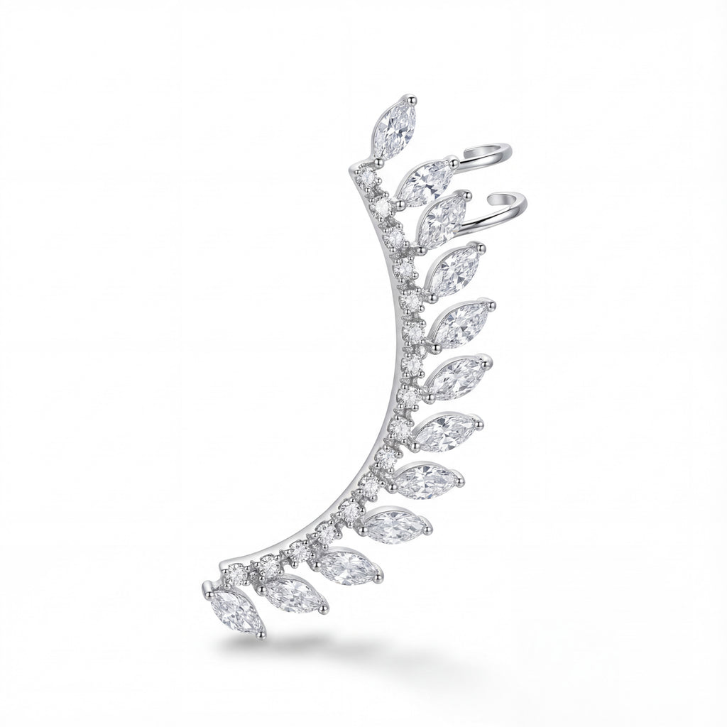 Korean Marquise Cluster Ear Climber : YUFSER371