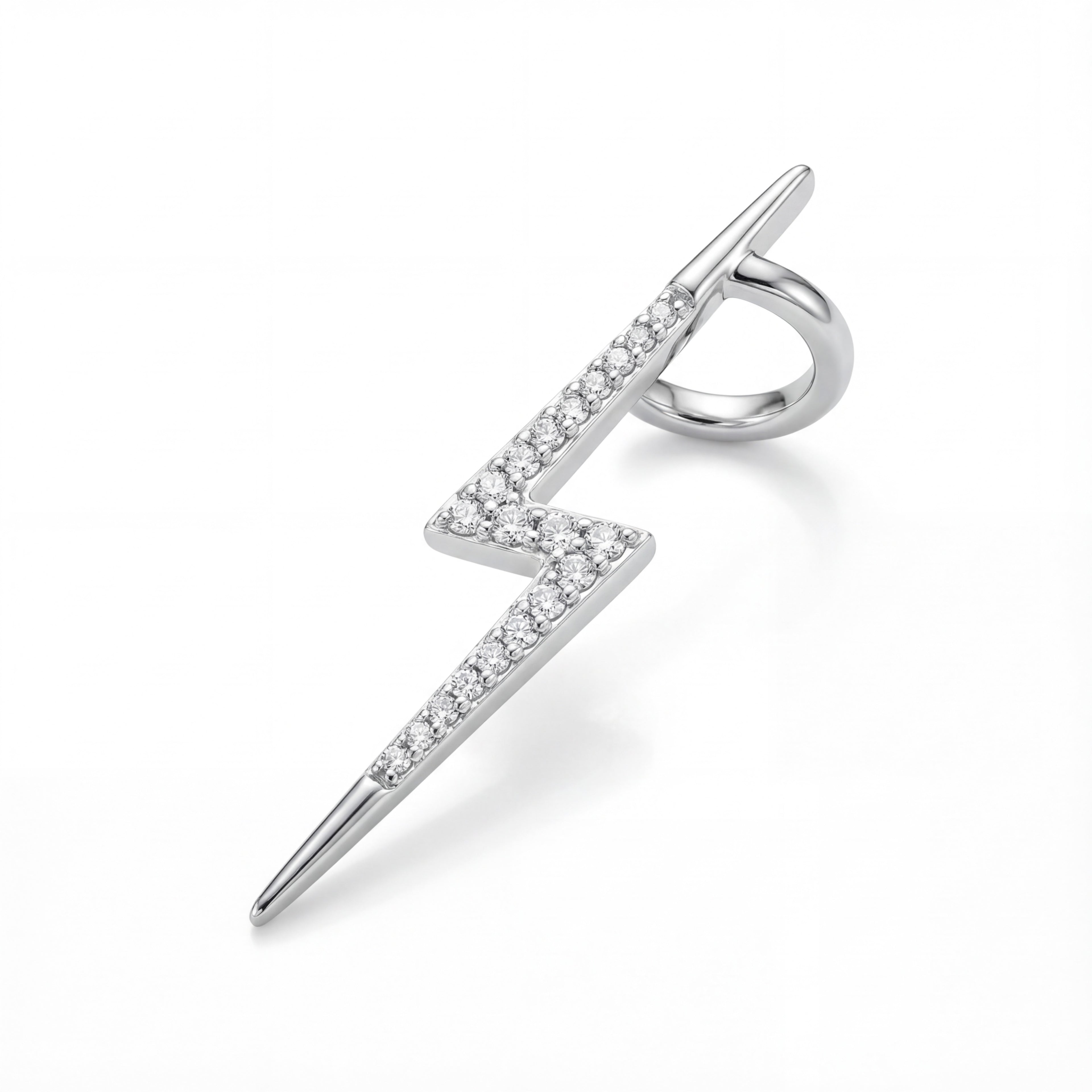 Korean Pavé Lightning Bolt Cuff : YUFSER378