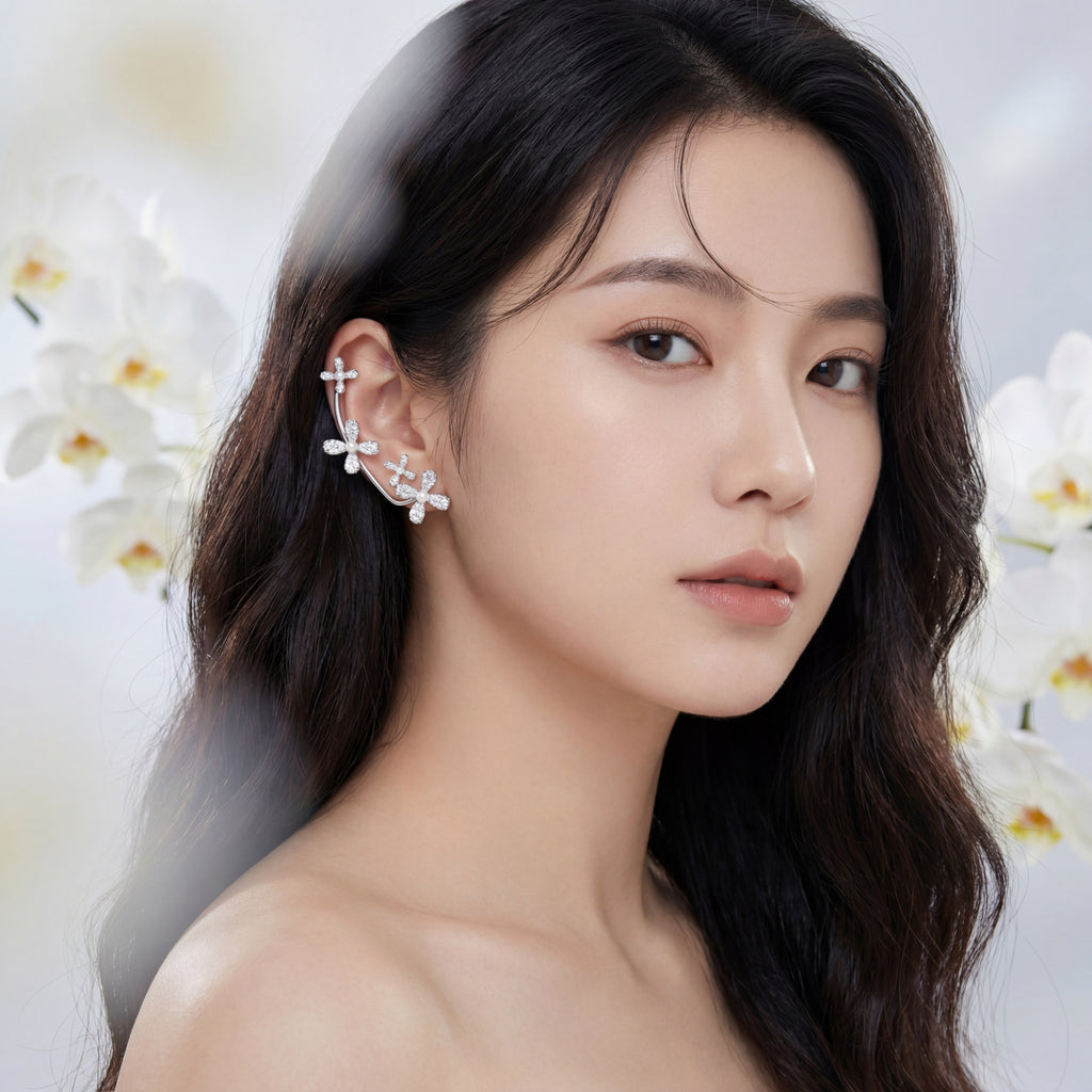 Korean Flora & Dewdrop Pearl Garden Wrap : YUFSER374