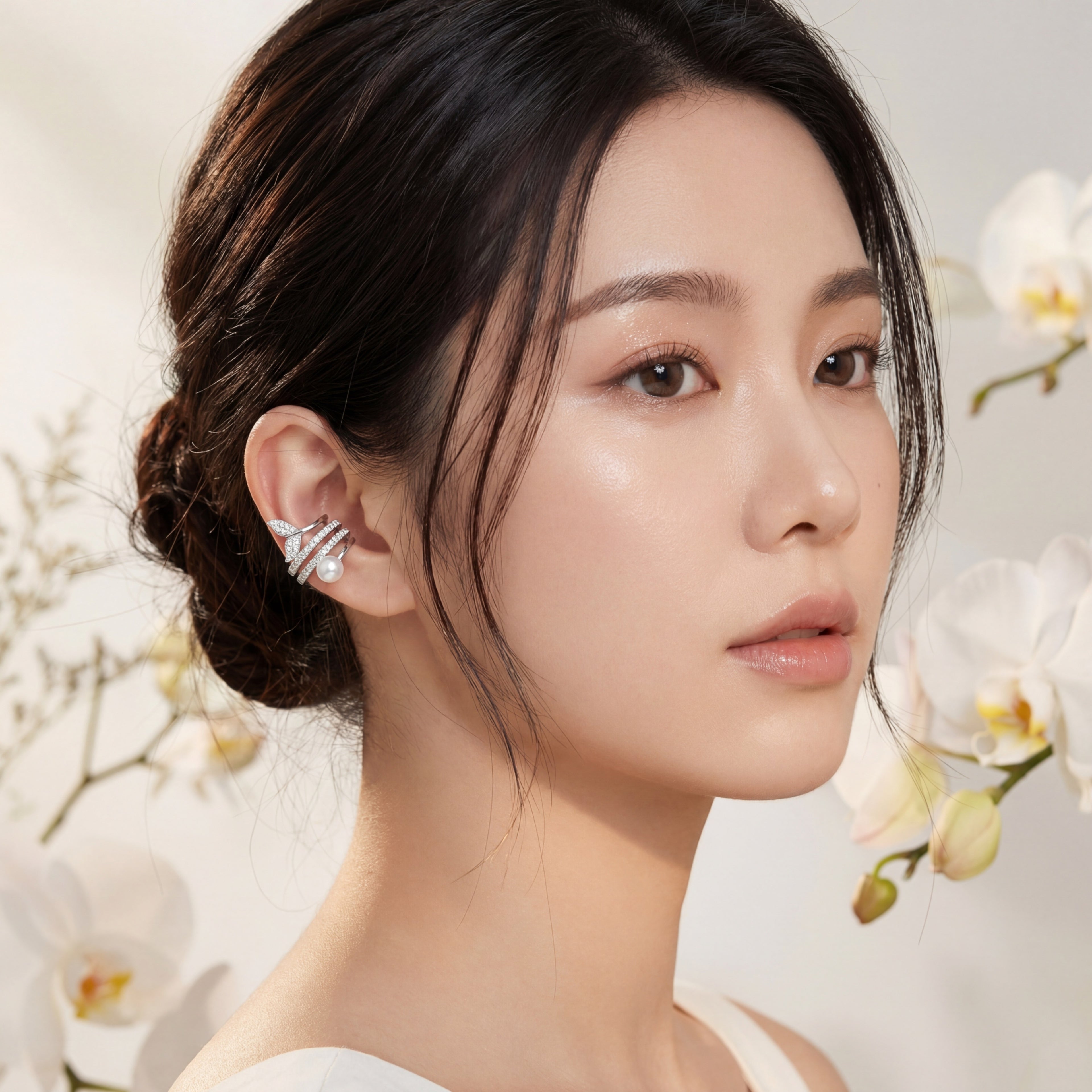 Korean Siren’S Tale Pearl Cuff : YUFSER385