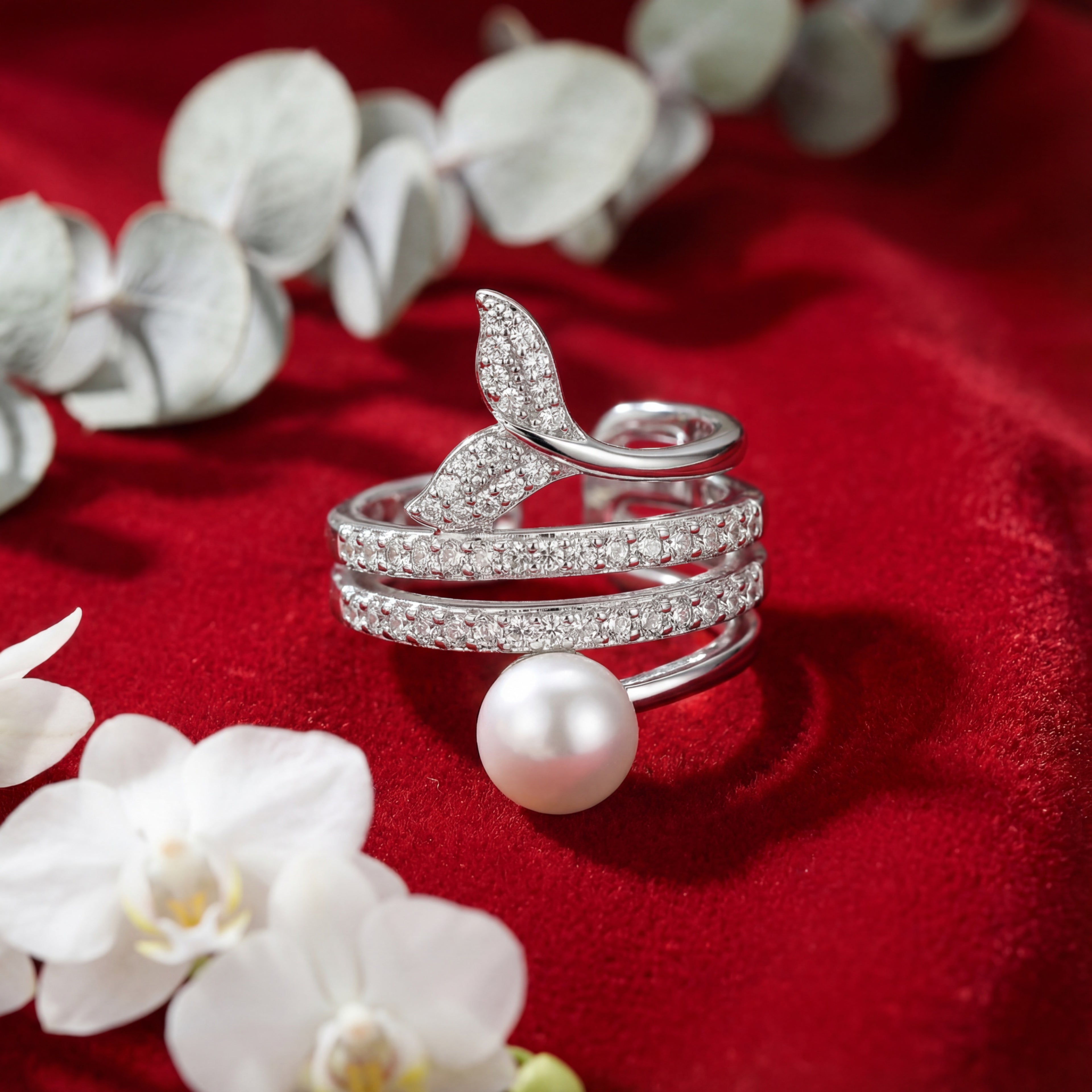 Korean Siren’S Tale Pearl Cuff : YUFSER385