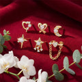 Korean Midnight Muse Mini Stud Set : YUFSER388
