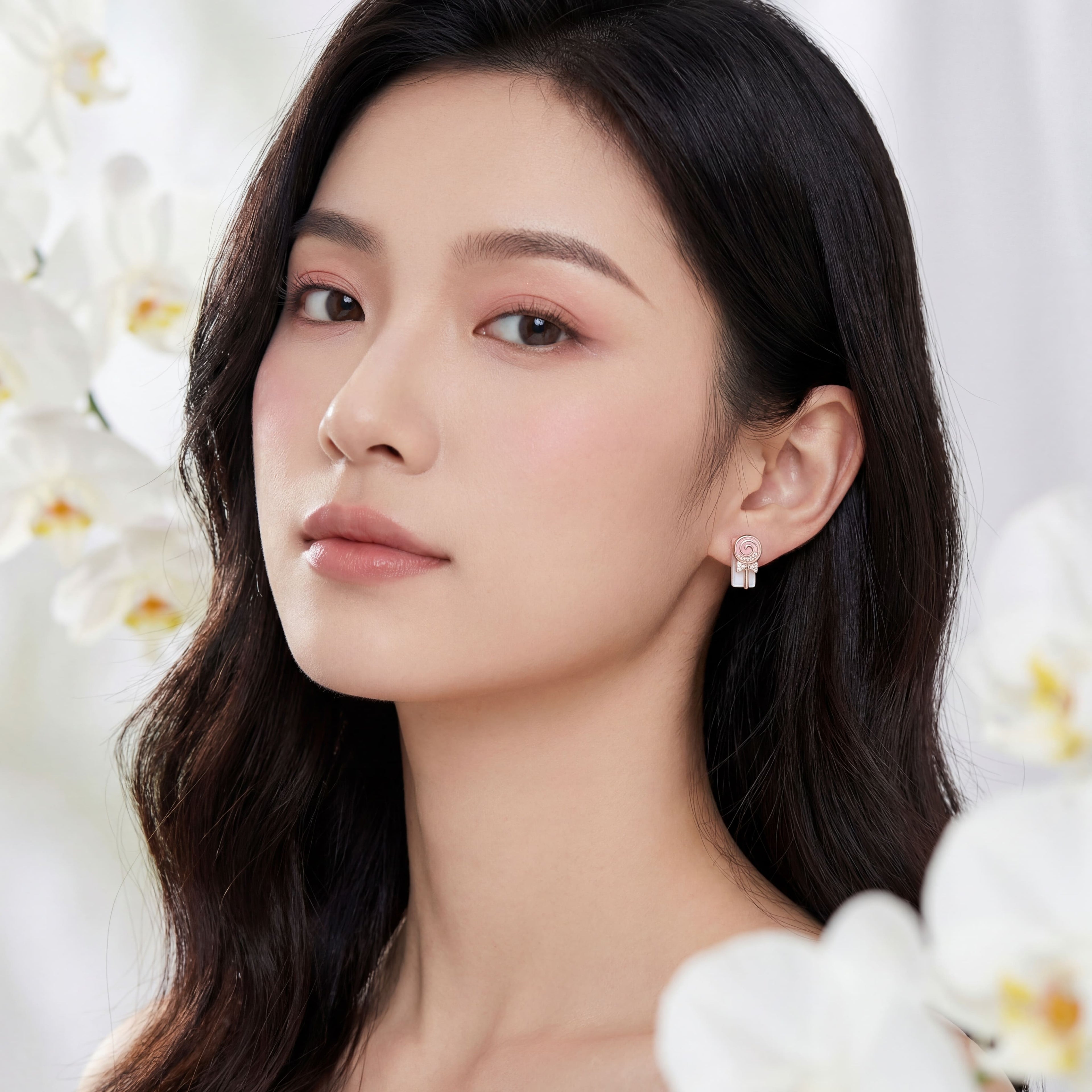 Korean Lollipop Bow Studs