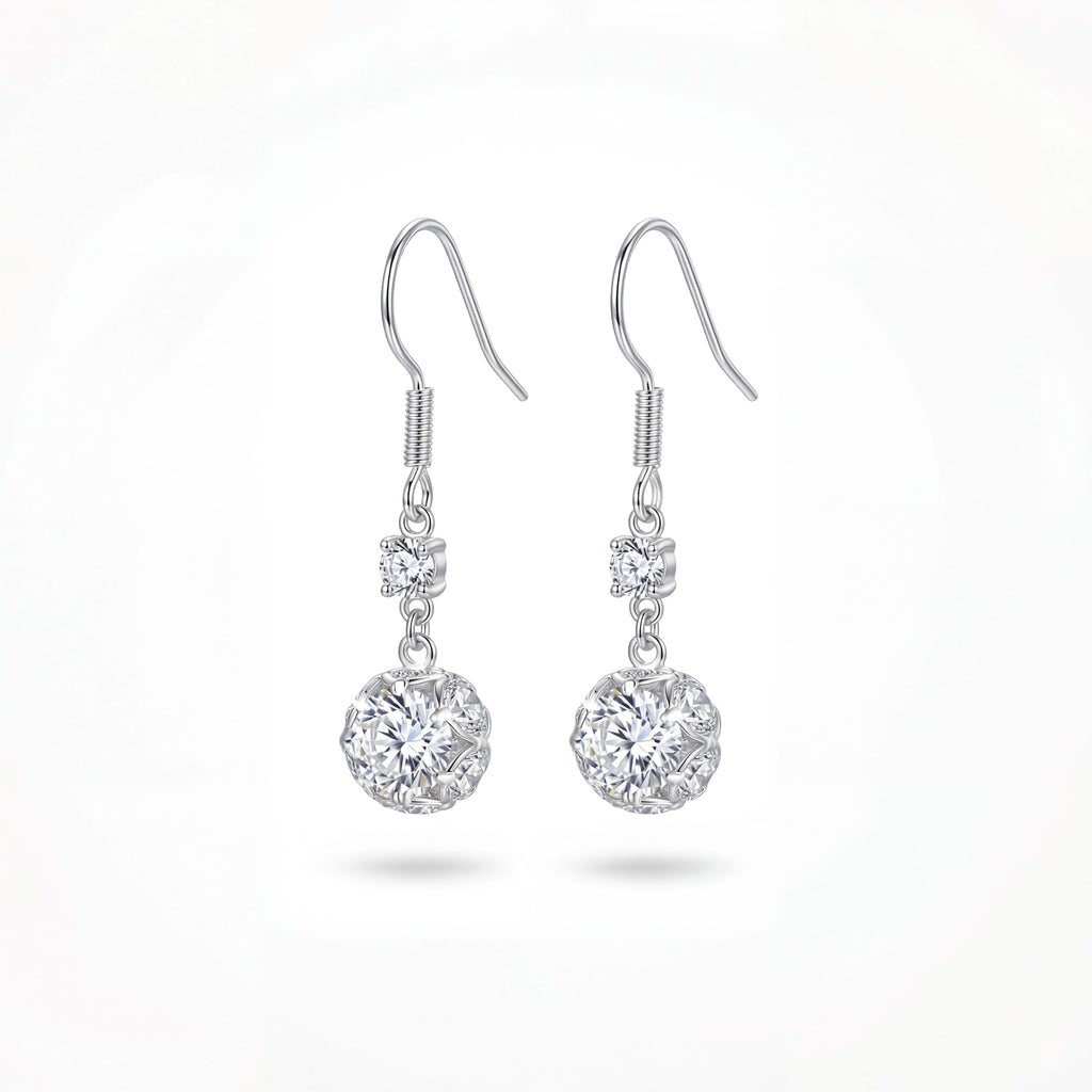Korean Starlight Tiered Drop Earrings