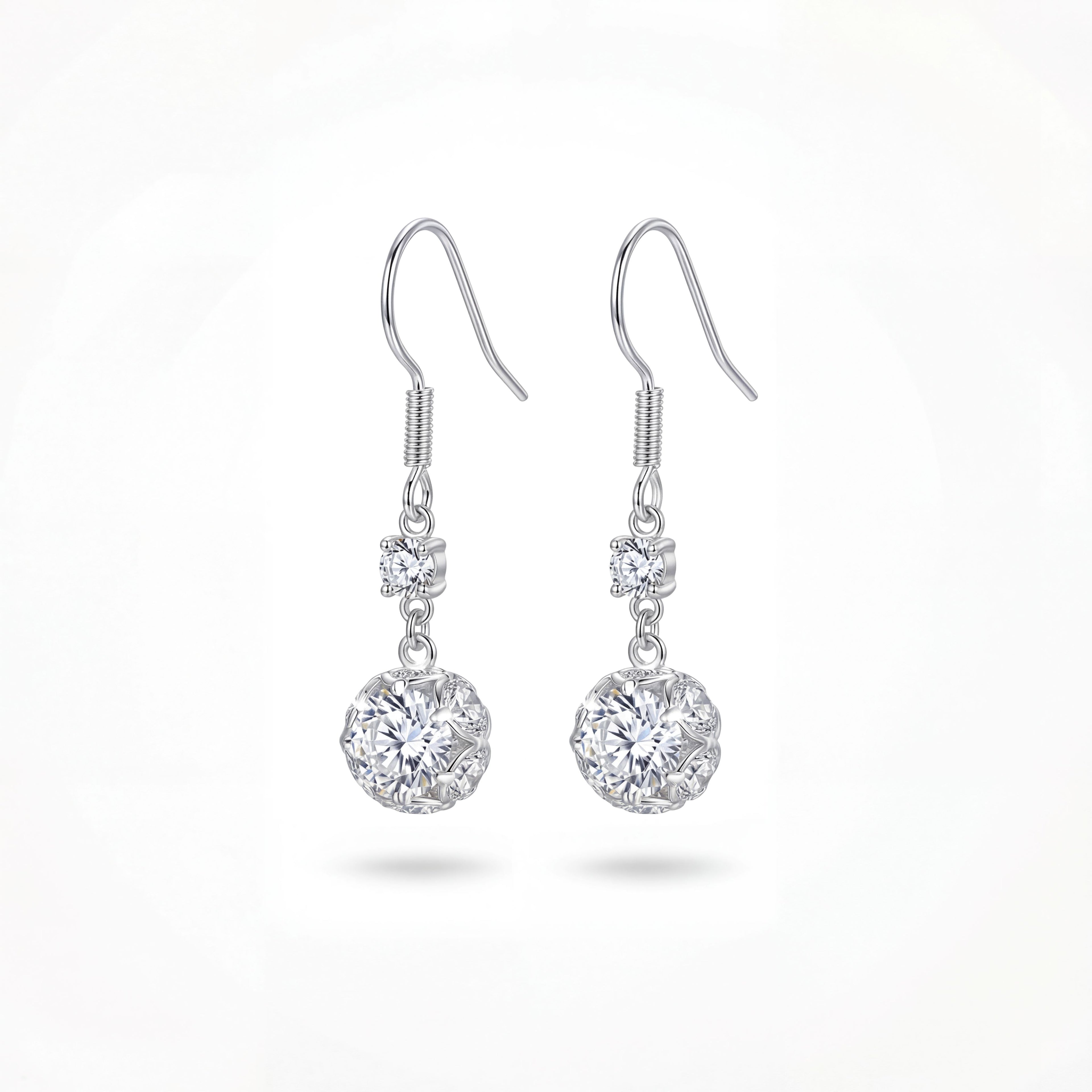 Korean Starlight Tiered Drop Earrings