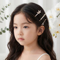 Korean Starlight Butterfly & Pearl 3 Pin Set